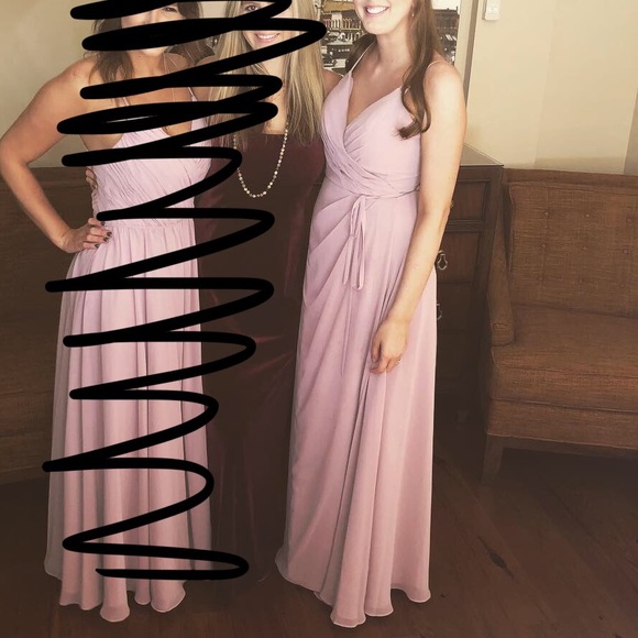 rose dresses for less